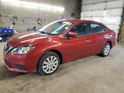 Salvage cars for sale at Angola, NY auction: 2017 Nissan Sentra S