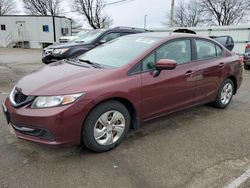 Salvage cars for sale from Copart Moraine, OH: 2014 Honda Civic LX