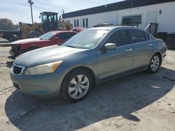 Salvage cars for sale at Savannah, GA auction: 2008 Honda Accord EX