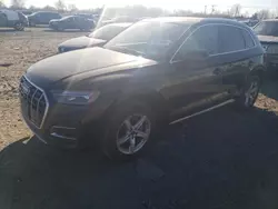 Salvage cars for sale at Hillsborough, NJ auction: 2021 Audi Q5 Premium