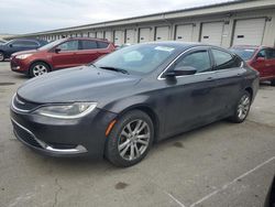 Salvage cars for sale from Copart Louisville, KY: 2015 Chrysler 200 Limited