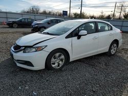 Honda salvage cars for sale: 2013 Honda Civic LX