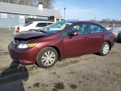 2012 Honda Civic LX en venta en East Granby, CT