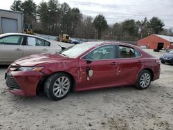 Salvage cars for sale at Mendon, MA auction: 2020 Toyota Camry LE