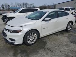 Chevrolet Malibu LT salvage cars for sale: 2016 Chevrolet Malibu LT