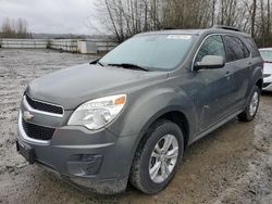 Salvage cars for sale from Copart Arlington, WA: 2012 Chevrolet Equinox LT