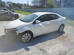 Salvage cars for sale from Copart Fairburn, GA: 2016 Toyota Corolla ECO