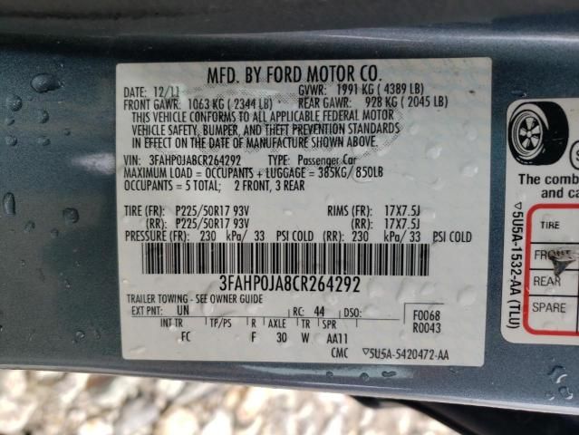 2012 Ford Fusion SEL