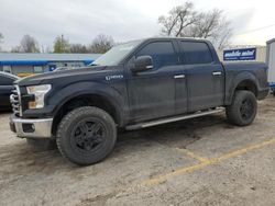 Salvage cars for sale at Wichita, KS auction: 2016 Ford F150 Supercrew