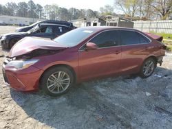 Salvage cars for sale at Fairburn, GA auction: 2016 Toyota Camry LE