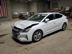 Salvage cars for sale from Copart West Mifflin, PA: 2020 Hyundai Elantra SEL