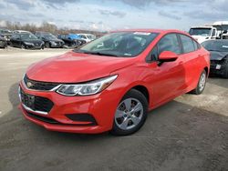 Salvage cars for sale at Cahokia Heights, IL auction: 2018 Chevrolet Cruze LS