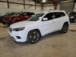 Jeep salvage cars for sale: 2019 Jeep Cherokee Overland