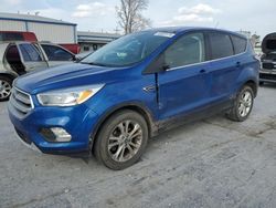 Salvage cars for sale at Tulsa, OK auction: 2017 Ford Escape SE