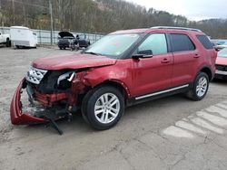 Ford salvage cars for sale: 2018 Ford Explorer XLT