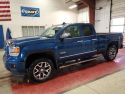 Salvage cars for sale at Angola, NY auction: 2015 GMC Sierra K1500 SLE