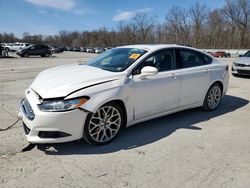 Salvage cars for sale at Ellwood City, PA auction: 2014 Ford Fusion Titanium