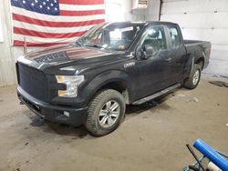 Salvage trucks for sale at Lyman, ME auction: 2015 Ford F150 Super Cab