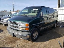 Salvage cars for sale from Copart Chicago Heights, IL: 2001 Chevrolet Express G1500