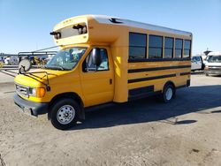 Ford salvage cars for sale: 2007 Ford Econoline E450 Super Duty Cutaway Van