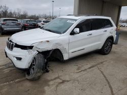 Salvage cars for sale from Copart Fort Wayne, IN: 2018 Jeep Grand Cherokee Limited