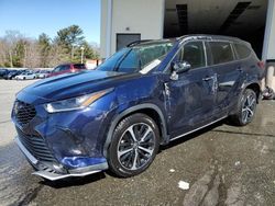Salvage cars for sale at Exeter, RI auction: 2021 Toyota Highlander XSE