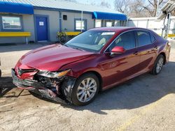 Salvage cars for sale from Copart Wichita, KS: 2018 Toyota Camry L