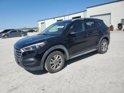 Salvage cars for sale at Kansas City, KS auction: 2017 Hyundai Tucson Limited