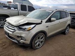 Ford salvage cars for sale: 2017 Ford Escape Titanium