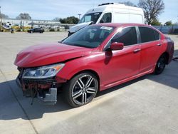 Honda Accord Sport Vehiculos salvage en venta: 2017 Honda Accord Sport