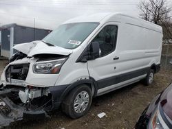 Salvage trucks for sale at West Mifflin, PA auction: 2022 Ford Transit T-350