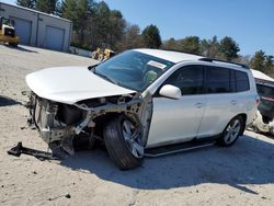 Salvage cars for sale from Copart Mendon, MA: 2012 Toyota Highlander Base