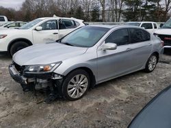 Salvage cars for sale at North Billerica, MA auction: 2013 Honda Accord EX