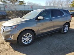 Salvage cars for sale from Copart Davison, MI: 2019 Chevrolet Equinox LT