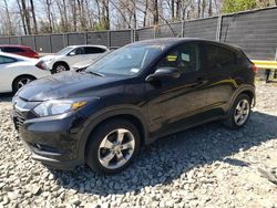 Salvage cars for sale from Copart Waldorf, MD: 2016 Honda HR-V EX