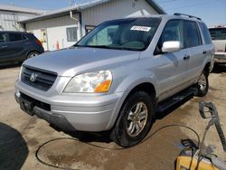 Honda Pilot salvage cars for sale: 2005 Honda Pilot EXL