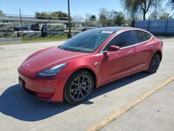 Salvage cars for sale at Sacramento, CA auction: 2019 Tesla Model 3