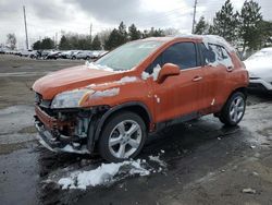 Vehiculos salvage en venta de Copart Denver, CO: 2015 Chevrolet Trax LTZ