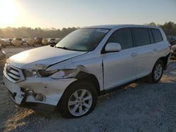 Salvage cars for sale from Copart Ellenwood, GA: 2013 Toyota Highlander Base