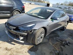 Salvage cars for sale from Copart Bridgeton, MO: 2022 Tesla Model 3