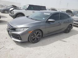 Salvage cars for sale from Copart Haslet, TX: 2019 Honda Civic Sport
