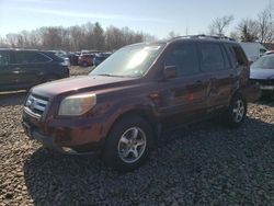 Honda salvage cars for sale: 2007 Honda Pilot EXL