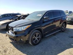 Toyota Highlander salvage cars for sale: 2016 Toyota Highlander XLE