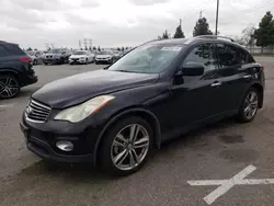 Vehiculos salvage en venta de Copart Rancho Cucamonga, CA: 2012 Infiniti EX35 Base