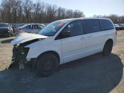 Salvage cars for sale from Copart Ellwood City, PA: 2012 Dodge Grand Caravan SE