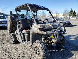 Salvage motorcycles for sale at Eugene, OR auction: 2021 Can-Am Defender Limited Cab HD10