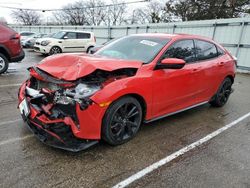 Honda salvage cars for sale: 2017 Honda Civic Sport