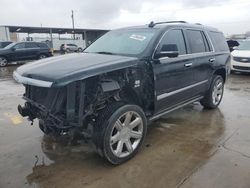 Salvage cars for sale from Copart Grand Prairie, TX: 2015 Cadillac Escalade Premium