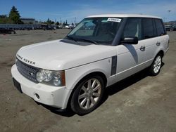 Salvage cars for sale from Copart Vallejo, CA: 2008 Land Rover Range Rover Supercharged