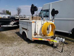 Salvage trucks for sale at Cicero, IN auction: 1990 Clark Forklift 1990 Clark B15 Trailer